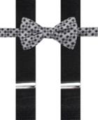 Alfani Black Bow Tie And Suspender Set, Created For Macy's