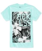 Young & Reckless Men's Habitat Logic Floral Graphic-print Logo Cotton T-shirt