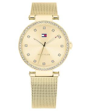 Tommy Hilfiger Women's Gold-tone Stainless Steel Mesh Bracelet Watch 32mm