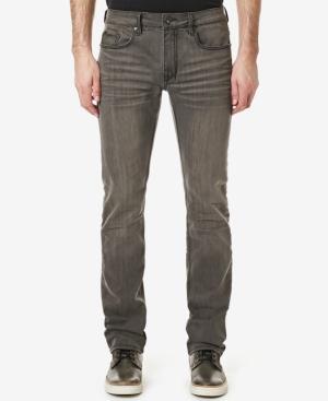 Buffalo David Bitton Men's Evan-x Slim Fit Stretch Sanded Medium Gray Jeans, A Macy's Exclusive Style