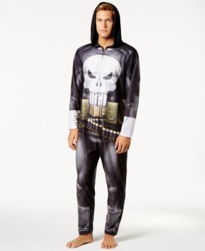 Briefly Stated Men's Punisher Costume Jumpsuit Onesie