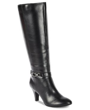 Karen Scott Hulah Wide-calf Dress Boots, Created For Macy's Women's Shoes