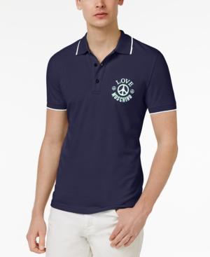 Love Moschino Men's Slim-fit Graphic Print Polo