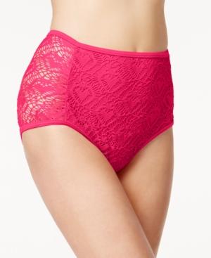 Betsey Johnson High-waist Lace Swim Bottom Women's Swimsuit