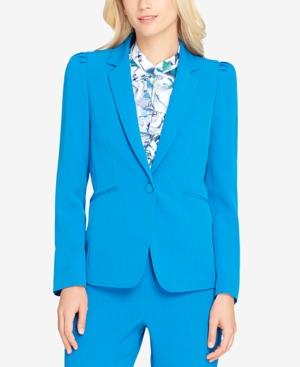 Tahari Asl Notched One-button Blazer