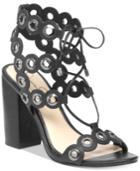 Jessica Simpson Kariss Strappy Embellished Block-heel Sandals Women's Shoes