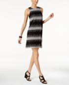 Alfani Petite Embroidered Shift Dress, Only At Macy's