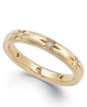 Marchesa Diamond Star Wedding Band In 18k Gold (1/8 Ct. T.w.)