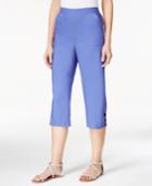 Alfred Dunner Cyprus Collection Cropped Pull-on Pants
