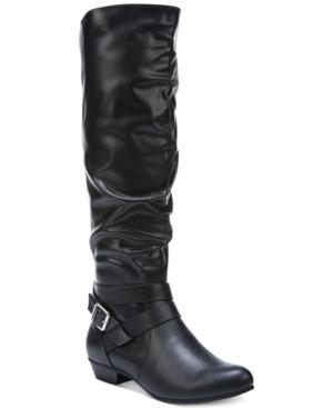 Fergalicious Lara Wide-calf Slouchy Tall Boots Women's Shoes