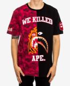 Hudson Nyc Men's Split Graphic Print T-shirt