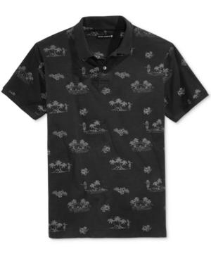 Univibe Men's Malibu Tropical-print Polo