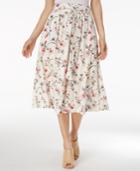 J.o.a. Floral-print Midi Skirt