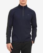 Calvin Klein Men's Colorblocked Quarter-zip Sweater