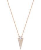 Swarovski Square Crystal And Pave Triangle Pendant Necklace