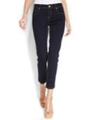 Inc International Concepts Straight-leg Cropped Jeans, Tikglo Wash