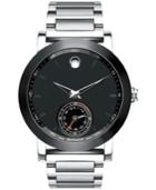 Movado Men's Swiss Museum Sport Motion Stainless Steel Bracelet Watch 44mm 0660001
