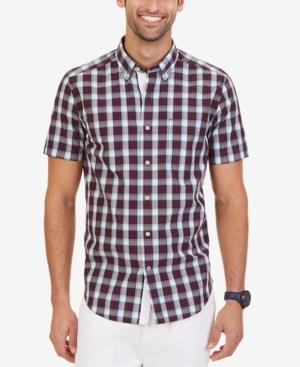 Nautica Men's Cool Breeze Short Sleeve Plaid Shirt
