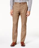 Tasso Elba Men's Classic-fit Stretch Pants, Created For Macy's