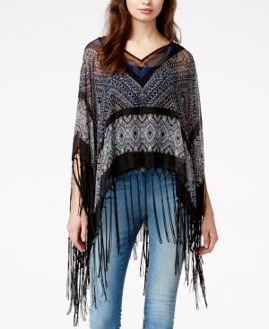 Steve Madden Tribal Split-neck Poncho