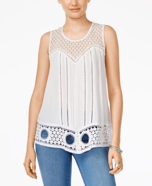 Marilyn Monroe Juniors' Embroidered Tank Top