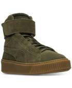 Puma Women's Suede Platform Mid Ow Casual Sneakers From Finish Line