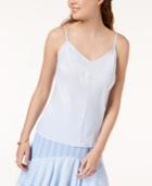 One Hart Juniors' Striped Adjustable Camisole, Created For Macy's
