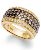 Le Vian Chocolate And White Diamond Band (1-5/8 Ct. T.w.) In 14k Gold Or White Gold