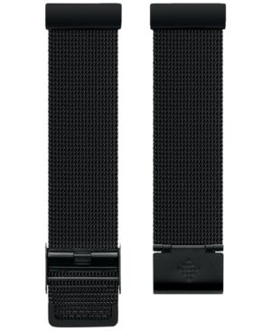 Fitbit Versa Black Stainless Steel Mesh Accessory Band