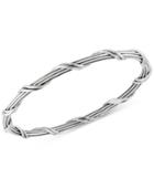 Peter Thomas Roth Overlap Bangle Bracelet In Sterling Silver