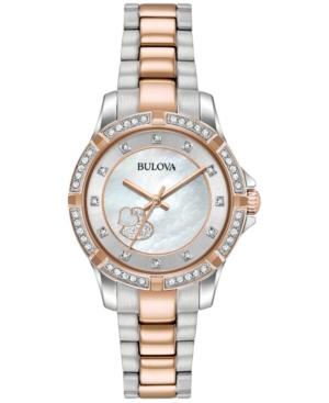 Bulova Women's Two-tone Stainless Steel Bracelet Watch 30mm 98l233