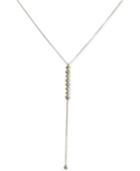 Lucky Brand Gold-tone & Stone Bead Lariat Necklace, 18 + 2 Extender