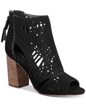 Ivanka Trump Rachae Suede Ankle Booties Women's Shoes