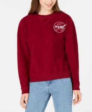 Freeze 24-7 Juniors' Nasa Embroidered Sweatshirt