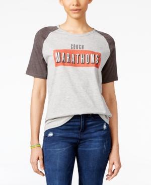 2-kuhl Juniors' Couch Marathons Graphic T-shirt