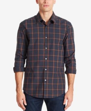 Boss Men's Regular/classic-fit Windowpane Cotton Shirt