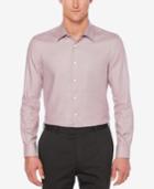 Perry Ellis Men's Cross-tiled Diamond-pattern Shirt