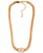 Charter Club Gold-tone Pave Collar Necklace, 18-1/2 + 3 Extender, Created For Macy's