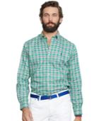 Polo Ralph Lauren Men's Long Sleeve Plaid Oxford Shirt