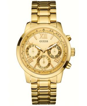 Guess Women's Gold-tone Stainless Steel Bracelet Watch 42mm U0330l1