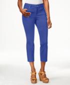 Charter Club Petite Tummy-control Capri Jeans, Only At Macy's