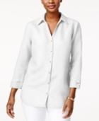 Jm Collection Hardware-detail Shirt, Created For Macy's