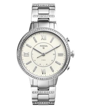 Fossil Q Women's Virginia Stainless Steel Bracelet Hybrid Smart Watch 36mm