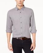 Club Room Men's Herringbone Flannel Shirt, Created For Macy's