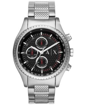 Ax Armani Exchange Men's Chronograph Stainless Steel Bracelet Watch 45mm Ax1612