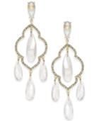 Kate Spade New York Gold-tone Multi-stone Chandelier Earrings