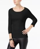 Inc International Concepts Corset-back Sweater, Created For Macy's
