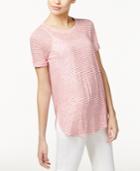 Weekend Max Mara Visby Linen Sheer T-shirt