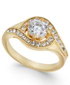 Charter Club Gold-tone Crystal Ring, Created For Macy's