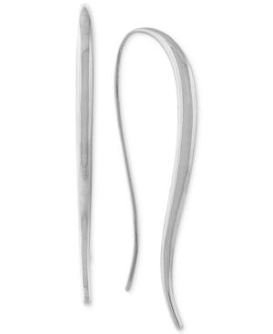 Vince Camuto Silver-tone Sculptural Threader Earrings